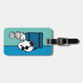 Erdnüsse | Snoopy Jet Set Gepäckanhänger (Vorderseite horizontal)