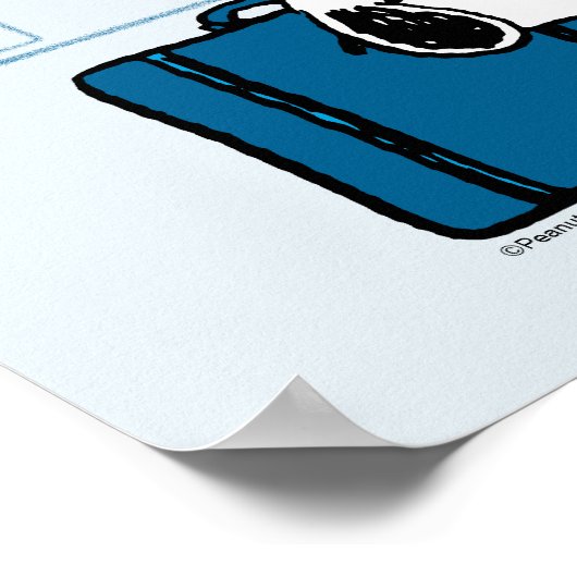 Erdnüsse | Snoopy Jet Set Poster (Ecke)