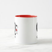Erdnüsse | Snoopy "Joe Cool" | Name & Monogramm Q Tasse (Zentrum)