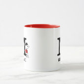 Erdnüsse | Snoopy "Joe Cool" | Name und Monogramm Tasse (Zentrum)