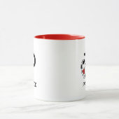 Erdnüsse | Snoopy "Joe Cool" | Name und Monogramm Tasse (Zentrum)