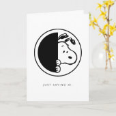 Erdnüsse | Snoopy Just Sprichwort Hi | Foto hinzuf Karte (Gelbe Blume)