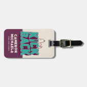 Erdnüsse | Snoopy Kickback Gepäckanhänger (Vorderseite horizontal)