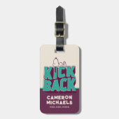 Erdnüsse | Snoopy Kickback Gepäckanhänger (Vorderseite vertikal)