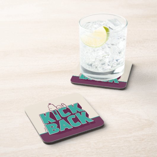 Erdnüsse | Snoopy Kickback Getränkeuntersetzer (Rechte Seite)