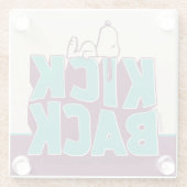 Erdnüsse | Snoopy Kickback Glasuntersetzer (Rückseite)