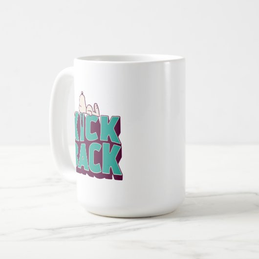 Erdnüsse | Snoopy Kickback Kaffeetasse (Vorderseite Links)