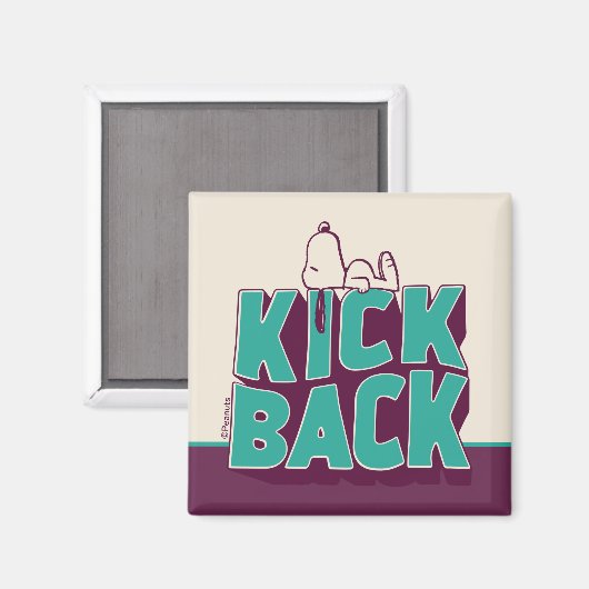 Erdnüsse | Snoopy Kickback Magnet (Vorderseite/Rückseite)