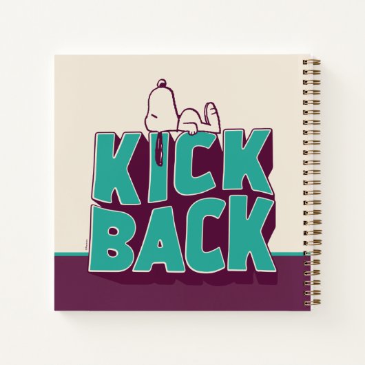 Erdnüsse | Snoopy Kickback Notizblock (Rückseite)