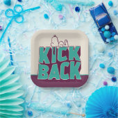 Erdnüsse | Snoopy Kickback Pappteller (Party)