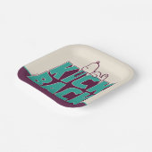 Erdnüsse | Snoopy Kickback Pappteller (Gewinkelt)