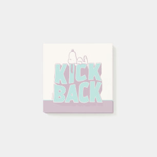 Erdnüsse   Snoopy Kickback Post-it Klebezettel