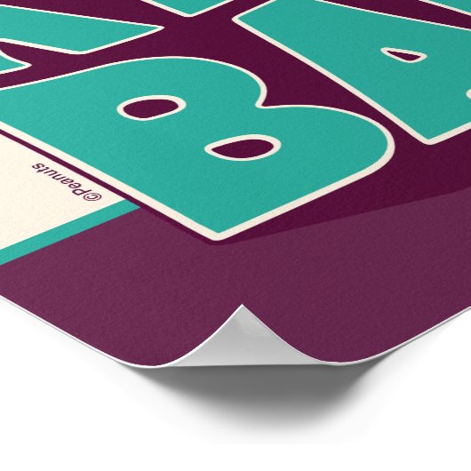 Erdnüsse | Snoopy Kickback Poster (Ecke)