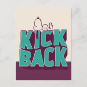 Erdnüsse | Snoopy Kickback Postkarte (Vorderseite)