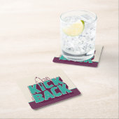 Erdnüsse | Snoopy Kickback Rechteckiger Pappuntersetzer (Vor Ort)