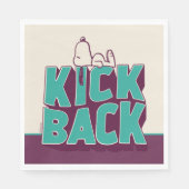 Erdnüsse | Snoopy Kickback Serviette (Vorderseite)