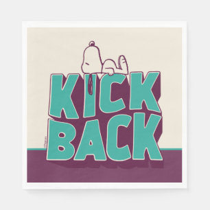 Erdnüsse   Snoopy Kickback Serviette