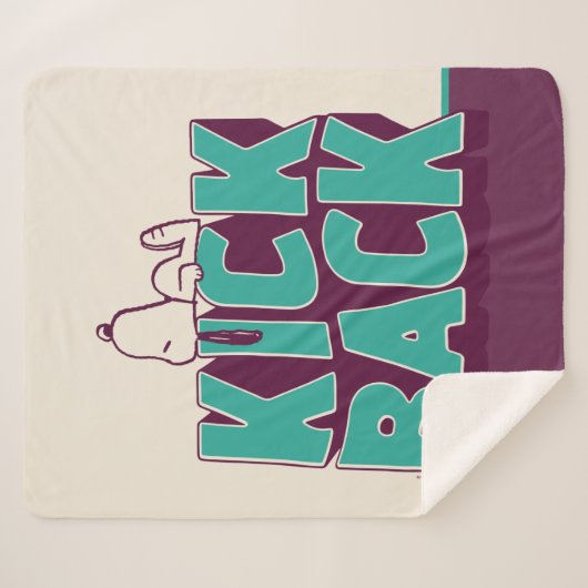 Erdnüsse | Snoopy Kickback Sherpadecke (Vorderseite (Horizontal))