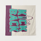 Erdnüsse | Snoopy Kickback Wandteppich (Vorderseite (Horizontal))