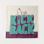 Erdnüsse | Snoopy Kickback Wandteppich (Vorderseite)