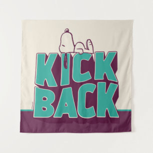 Erdnüsse   Snoopy Kickback Wandteppich