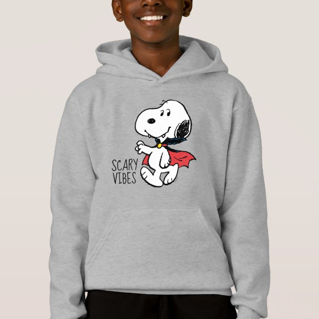 Erdnüsse | Snoopy Lächeln Vampire Hoodie (Vorderseite)