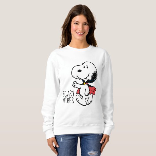 Erdnüsse | Snoopy Lächeln Vampire Sweatshirt (Vorne ganz)