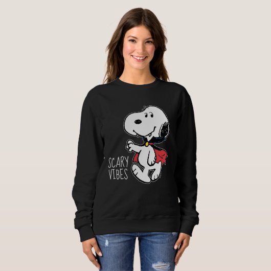 Erdnüsse | Snoopy Lächeln Vampire Sweatshirt (Vorne ganz)