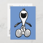 Erdnüsse | Snoopy Laughs Postkarte (Vorne/Hinten)