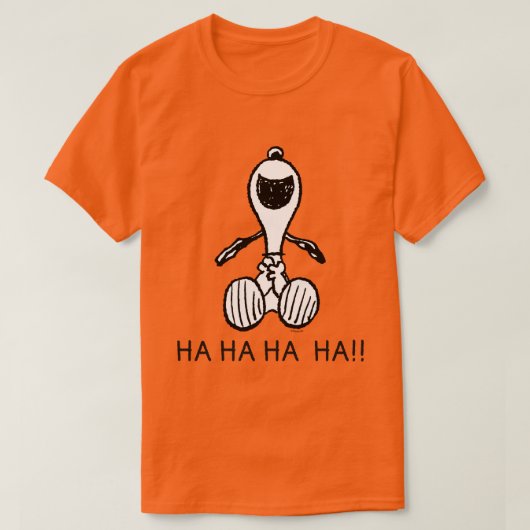 Erdnüsse | Snoopy Laughs T-Shirt (Design vorne)
