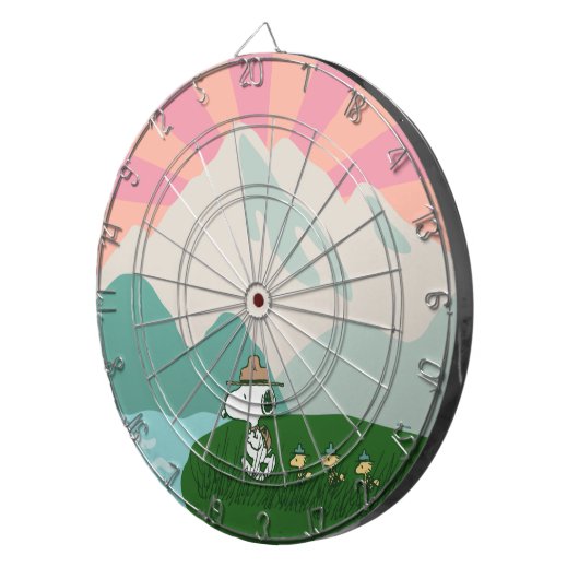Erdnüsse | Snoopy Leader of the Pack Dartscheibe (Vorderseite rechts)