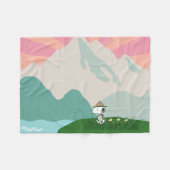 Erdnüsse | Snoopy Leader of the Pack Fleecedecke (Vorderseite (Horizontal))