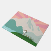 Erdnüsse | Snoopy Leader of the Pack Fußmatte (Schrägansicht)