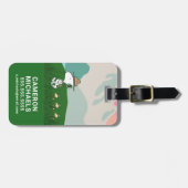 Erdnüsse | Snoopy Leader of the Pack Gepäckanhänger (Vorderseite horizontal)