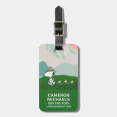 Erdnüsse | Snoopy Leader of the Pack Gepäckanhänger (Vorderseite vertikal)