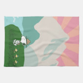 Erdnüsse | Snoopy Leader of the Pack Geschirrtuch (Horizontal)