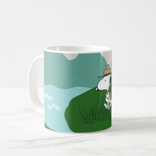 Erdnüsse | Snoopy Leader of the Pack Kaffeetasse (Vorderseite Links)