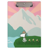 Erdnüsse | Snoopy Leader of the Pack Klemmbrett (Vorderseite)