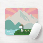 Erdnüsse | Snoopy Leader of the Pack Mousepad (Mit Mouse)