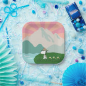 Erdnüsse | Snoopy Leader of the Pack Pappteller (Party)