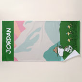 Erdnüsse | Snoopy Leader of the Pack Strandtuch (Vorderseite)