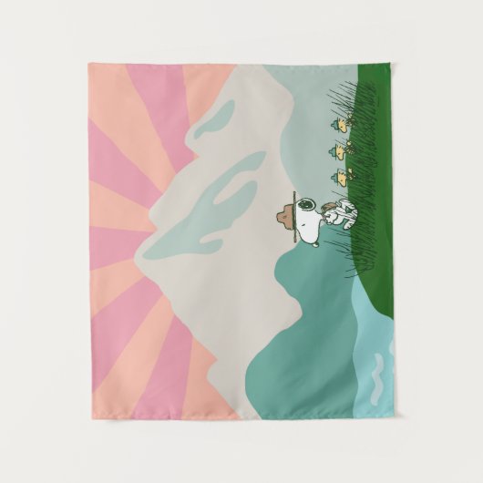 Erdnüsse | Snoopy Leader of the Pack Wandteppich (Vorderseite)