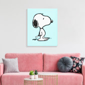 Erdnüsse | Snoopy Leinwanddruck (Insitu (Wohnzimmer))
