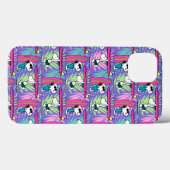 Erdnüsse | Snoopy Lila Surfmuster Case-Mate iPhone Hülle (Rückseite (Horizontal))