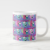 Erdnüsse | Snoopy Lila Surfmuster Jumbo-Tasse (Rechts)
