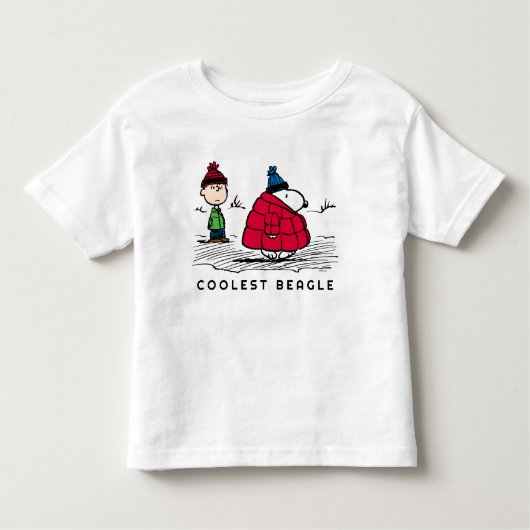 Erdnüsse | Snoopy & Linus Abgefüllte Jacket Kleinkind T-shirt (Vorderseite)