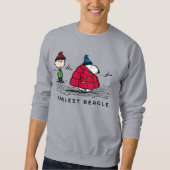 Erdnüsse | Snoopy & Linus Abgefüllte Jacket Sweatshirt (Vorderseite)