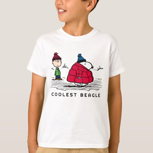 Erdnüsse | Snoopy & Linus Abgefüllte Jacket T-Shirt (Vorderseite)