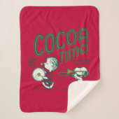 Erdnüsse | Snoopy & Linus Cocoa Time Sherpadecke (Vorderseite)