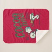 Erdnüsse | Snoopy & Linus Cocoa Time Sherpadecke (Vorderseite (Horizontal))